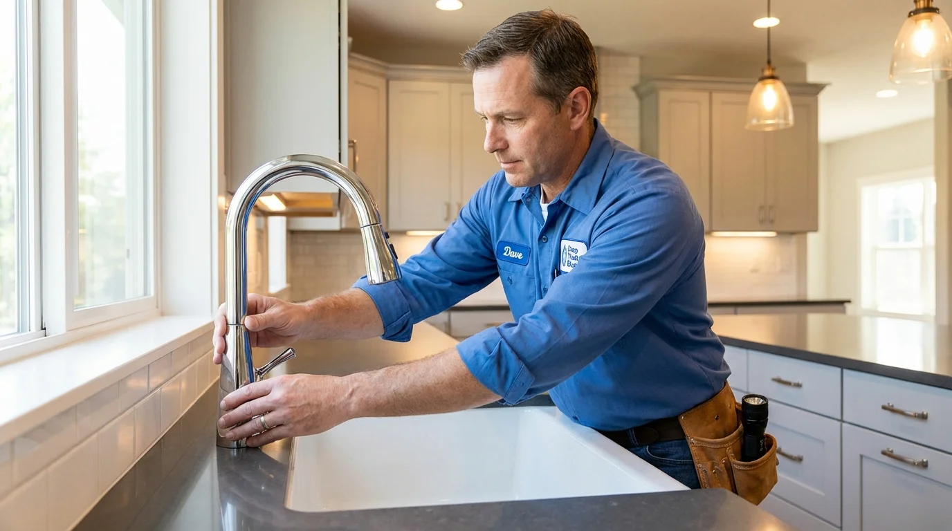 Kitchen faucet installation by Johns Plumbing LLC in Miami